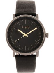 Simplify Zegarek kwarcowy "The 6200" w kolorze czarno-antracytowym rozmiar: onesize. Czarne, analogowe zegarki Simplify, ze stali. Za 158.45 zł.