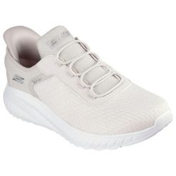 Damskie BOBS SQUAD CHAOS IN COLOR Sneakersy Biały. Białe obuwie sportowe Skechers, z materiału, bez zapięcia. Za 379.00 zł.