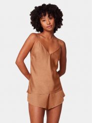 Triumph Piżama Silky Sensuality 10218279 Brązowy Relaxed Fit. Brązowe piżamy Triumph, bez wzorów, z lyocellu, bez ramiączek. Za 229.99 zł.