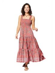 Ipanima Sukienka w kolorze koralowym rozmiar: 38/40. Czerwone sukienki Ipanima, na co dzień, bez wzorów, bez kołnierzyka, bez ramiączek, maxi, proste. Za 78.99 zł.