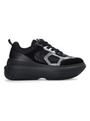 Liu Jo Sneakersy w kolorze czarnym rozmiar: 37. Czarne trampki Liu Jo, bez wzorów, bez zapięcia. Za 254.74 zł.
