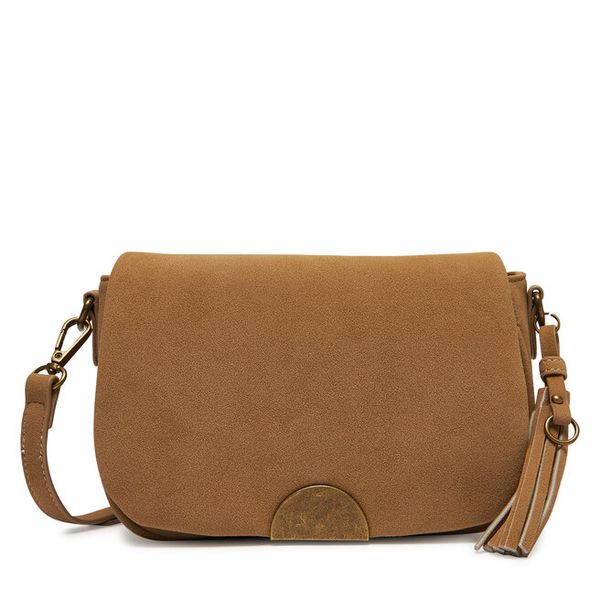 Torebka DeeZee. Brązowe listonoszki DeeZee, bez wzorów, bez dodatków. Za 129.99 zł.