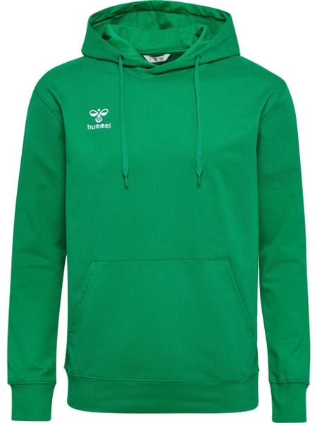 Bluza z kapturem Hummel Go 2.0. Niebieskie bluzy Hummel, l, bez wzorów, z bawełny, z kapturem. Za 227.00 zł.