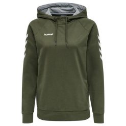 Bluza do piłki ręcznej damska Hummel hml GO z kapturem. Brązowe bluzy Hummel, xs, bez wzorów, z kapturem. Za 222.00 zł.