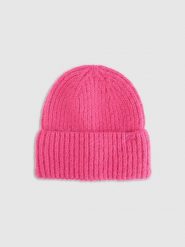 4F Czapka zimowa damska - różowa S. Czerwone czapki 4f, bez wzorów. Za 49.99 zł.