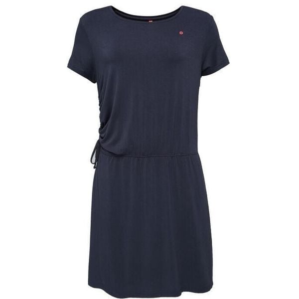 Sukienka damska Loap Brevora z bambusa, niebieska, S. Niebieskie sukienki WOMEN'S HEALTH, s, bez wzorów, sportowe, bez kołnierzyka, bez ramiączek, sportowe. Za 113.35 zł.