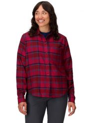 Marmot Flanelowa koszula funkcyjna "Stonepeak" w kolorze jagodowo-niebieskim rozmiar: S. Czerwone koszule Marmot, s, bez wzorów, z materiału, sportowe, bez kołnierzyka, bez ramiączek. Za 130.99 zł.