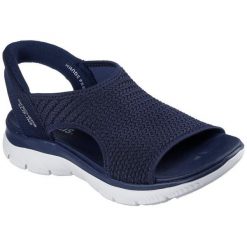 Sandały Skechers Summits - Sweetly Ev, Kobiety. Niebieskie sandały Skechers, bez wzorów, bez obcasa, bez zapięcia. Za 390.00 zł.
