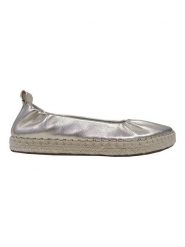Högl Skórzane espadryle w kolorze srebrnym rozmiar: 42. Szare espadryle Högl, bez wzorów, bez obcasa, bez zapięcia. Za 319.88 zł.