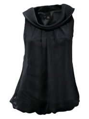 Heine Top w kolorze czarnym rozmiar: 42. Czarne topy Heine, bez wzorów, bez kołnierzyka, bez ramiączek. Za 65.69 zł.