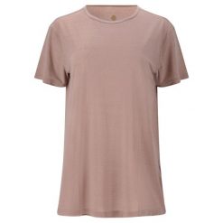 Koszulka damska Athlecia Lizzy. Brązowe bluzki ENDURANCE, bez wzorów, z elastanu, sportowe, bez kołnierzyka, bez ramiączek. Za 95.99 zł.