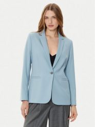 Calvin Klein Marynarka K20K207632 Błękitny Slim Fit. Niebieskie marynarki i żakiety Calvin Klein, bez wzorów, z syntetyku. Za 649.99 zł.