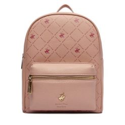 Plecak Beverly Hills Polo Club. Brązowe plecaki Beverly Hills Polo Club, bez wzorów. Za 219.99 zł.