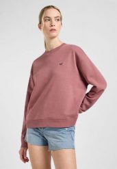 DAMSKA BLUZA LEE RAGLAN CREW SWS HENNA 112363837. Bluzy Lee, xl, bez wzorów, bez kaptura. Za 199.99 zł.