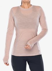 Bluza termoaktywna damska Sensor Merino Air Tee LS. Czerwone bluzy Sensor, s, bez wzorów, z materiału, bez kaptura. Za 329.99 zł.