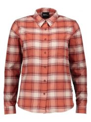 Jack Wolfskin Koszula funkcyjna "Wanderweg" w kolorze pomarańczowym rozmiar: XXL. Pomarańczowe koszule Jack Wolfskin, xxl, bez wzorów, z materiału, sportowe, bez kołnierzyka, bez ramiączek. Za 140.20 zł.