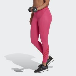 Legginsy treningowe damskie adidas Techfit. Czerwone legginsy Adidas, xl, bez wzorów. W wyprzedaży za 169.15 zł.