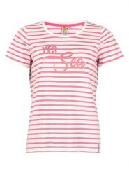 Roadsign Koszulka w kolorze różowo-białym rozmiar: L. Białe bluzki Roadsign, l, bez wzorów, z bawełny, bez kołnierzyka, bez ramiączek. Za 43.99 zł.