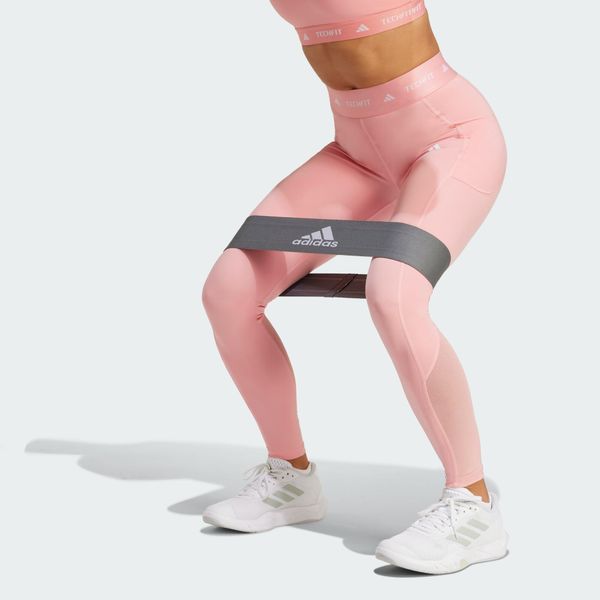 Legginsy Techfit Stash Pocket Full-Length. Niebieskie bielizna sportowa Adidas, xl, bez wzorów, z materiału, techfit (adidas). W wyprzedaży za 123.38 zł.