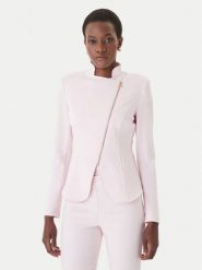 Rinascimento Marynarka CFC0127901003 Różowy Slim Fit. Czerwone marynarki i żakiety Rinascimento, xs, bez wzorów, z syntetyku. Za 579.99 zł.