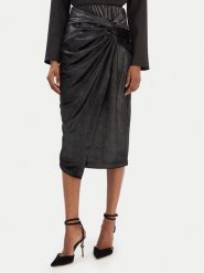 Rinascimento Spódnica midi CFC0126525003 Czarny Slim Fit. Czarne spódnice Rinascimento, xs, bez wzorów, z syntetyku, midi. Za 319.99 zł.