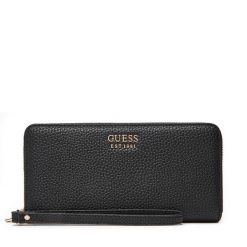 Duży Portfel Damski Guess. Czarne portfele Guess, z aplikacjami. Za 269.99 zł.