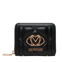 Portfel LOVE MOSCHINO. Czarne portfele Love Moschino, bez wzorów. Za 459.99 zł.