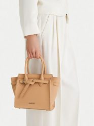 Lasocki Torebka CEO-LSK-X-010-09 Brązowy. Brązowe torebki klasyczne Lasocki, bez wzorów, z materiału, bez dodatków. Za 199.99 zł.