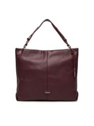 Lasocki Torebka C-LSK-L-007-08 Bordowy. Czerwone shopper Lasocki, bez wzorów, z materiału, bez dodatków. Za 199.99 zł.