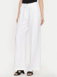 ViCOLO Spodnie materiałowe TB0793 Biały Regular Fit. Białe spodnie materiałowe ViCOLO, s, bez wzorów, ze lnu. Za 699.99 zł.
