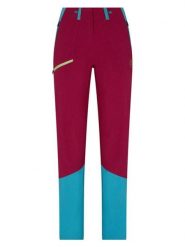 LA SPORTIVA Spodnie funkcyjne "Monument" w kolorze czerwono-turkusowym rozmiar: XS. Czerwone spodnie dresowe La Sportiva, xs, bez wzorów, outdoorowe. Za 253.54 zł.