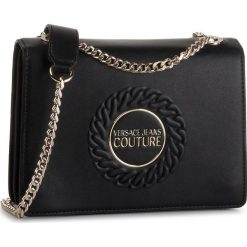 Torebka VERSACE JEANS COUTURE - E1VUBBA8 40293 899. Czarne listonoszki Versace Jeans Couture, bez wzorów, z jeansu, na ramię, bez dodatków. Za 699.00 zł.