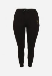 Czarne Spodnie Dresowe Joggery z Geometrycznym Wzorem Lerisele. Czarne spodnie dresowe Born2be, s, bez wzorów, z dresówki. Za 39.99 zł.