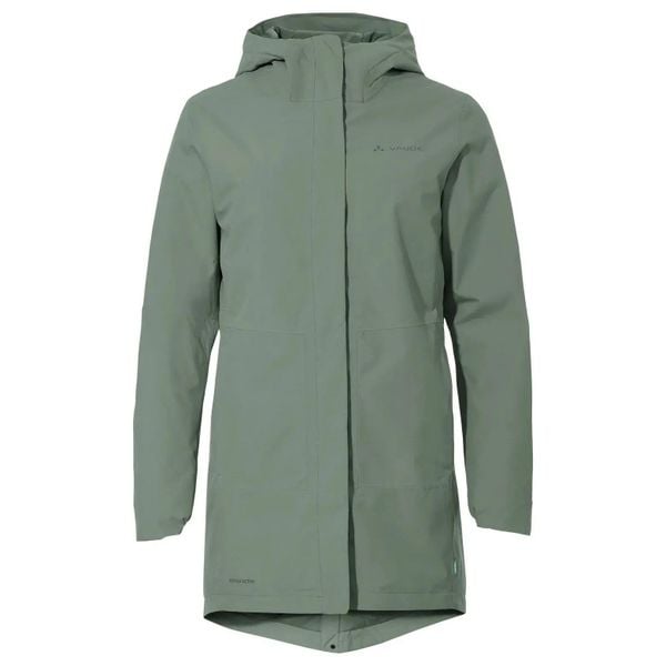 Radjacke W Cyclist padded Parka II. Zielone kurtki sportowe Vaude, s, z materiału, moda ciążowa, z kapturem. Za 1,079.00 zł.