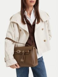 Beverly Hills Polo Club Torebka CEO-BHPC-C-011-10 Brązowy. Brązowe torebki klasyczne Beverly Hills Polo Club, bez wzorów, ze skóry, bez dodatków. Za 229.99 zł.