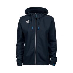 Bluza damska Arena Team Hooded Jacket Panel z kapturem. Niebieskie bluzy Arena, m, bez wzorów, z bawełny, z kapturem. Za 354.50 zł.