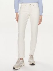 Lee Jeansy Rider 112349001 Biały Straight Fit. Białe jeansy Lee, bez wzorów. Za 219.99 zł.