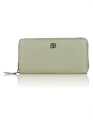 Bellicci Skórzany portfel "Cambrie" w kolorze oliwkowym - 19,5 x 10 x 2,5 cm rozmiar: onesize. Zielone portfele Bellicci, bez wzorów, z materiału. Za 132.05 zł.