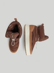Pepe Jeans FOOTWEAR Botki zimowe "Kore Snow" w kolorze brązowym rozmiar: 38. Brązowe botki Pepe Jeans FOOTWEAR, na zimę, bez wzorów, z jeansu, bez obcasa, na platformie, bez zapięcia. Za 272.31 zł.