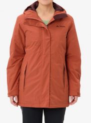 Płaszcz ocieplany damski Vaude Rosemoor Padded Parka. Czerwone parki Vaude, na zimę, m, bez kaptura. Za 709.49 zł.