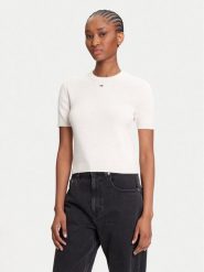 Tommy Jeans T-Shirt Essential DW0DW19336 Beżowy Regular Fit. Brązowe t-shirty Tommy Jeans, xl, bez wzorów, z bawełny, bez kołnierzyka, bez ramiączek. Za 227.99 zł.