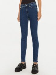 Calvin Klein Jeans Jeansy J20J224020 Granatowy Skinny Fit. Niebieskie jeansy Calvin Klein Jeans, bez wzorów. Za 219.99 zł.