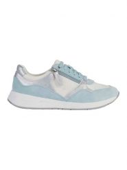 Geox Sneakersy "Bulmya" w kolorze błękitnym rozmiar: 37. Białe trampki Geox, bez wzorów, bez zapięcia. Za 180.91 zł.
