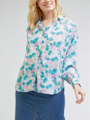 Lee Koszula L51UZUA46 112332696 Kolorowy Relaxed Fit. Koszule Lee, l, bez wzorów, z bawełny, bez kołnierzyka, bez ramiączek. Za 159.99 zł.