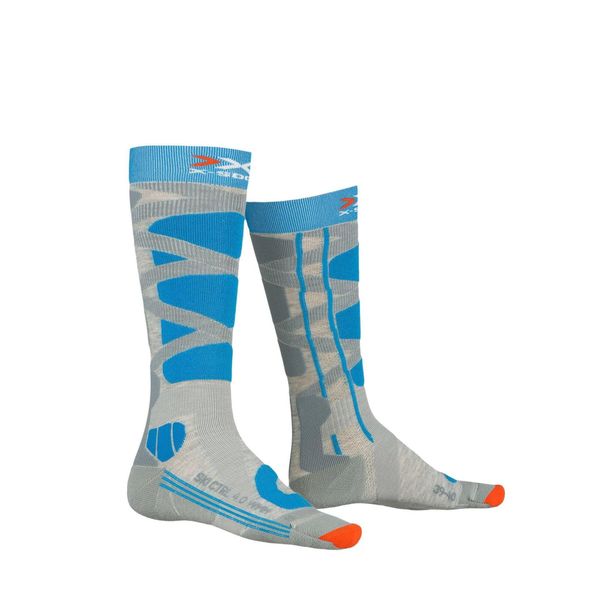 Skarpety narciarskie damskie X-SOCKS SKI CONTROL WMN 4.0. Czerwone skarpety X Socks, bez wzorów. W wyprzedaży za 98.00 zł.