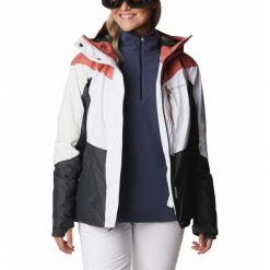 Kurtka narciarska damska Columbia Rosie Run Insulated Jacket. Białe kurtki narciarskie Columbia, xs, bez wzorów, bez kaptura, narciarskie. Za 999.00 zł.