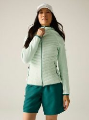 Regatta Kurtka hybrydowa "Anderson" w kolorze zielonym rozmiar: 44. Zielone kurtki sportowe Regatta, bez wzorów, z materiału, bez kaptura, outdoorowe. Za 150.72 zł.