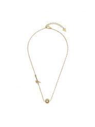 Guess Naszyjnik JUBN01 459JW Złoty. Żółte naszyjniki Guess, złote. Za 179.99 zł.