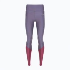 Legginsy do biegania damskie Mizuno BG3000. Fioletowe legginsy Mizuno, l, bez wzorów, z elastanu, do biegania. Za 139.99 zł.