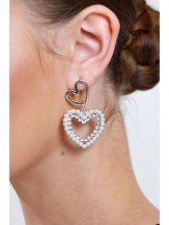 Heliophilia Kolczyki-wkrętki z cyrkoniami rozmiar: onesize. Szare kolczyki Heliophilia, z cyrkonią, metalowe. Za 21.99 zł.